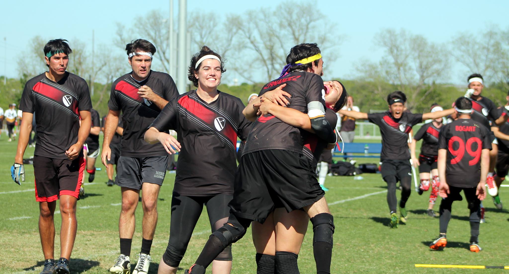 The Lost Boys celebrate after earning a spot in the Final Four at US Cup 11
