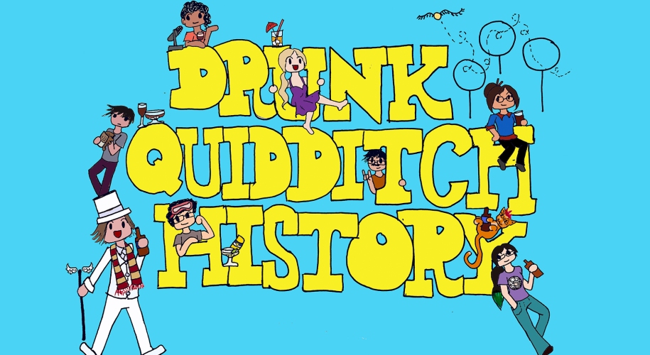 Drunk Quidditch History logo