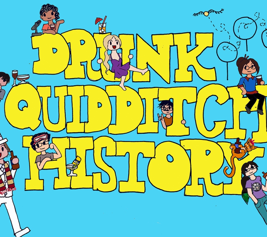 Drunk Quidditch History logo
