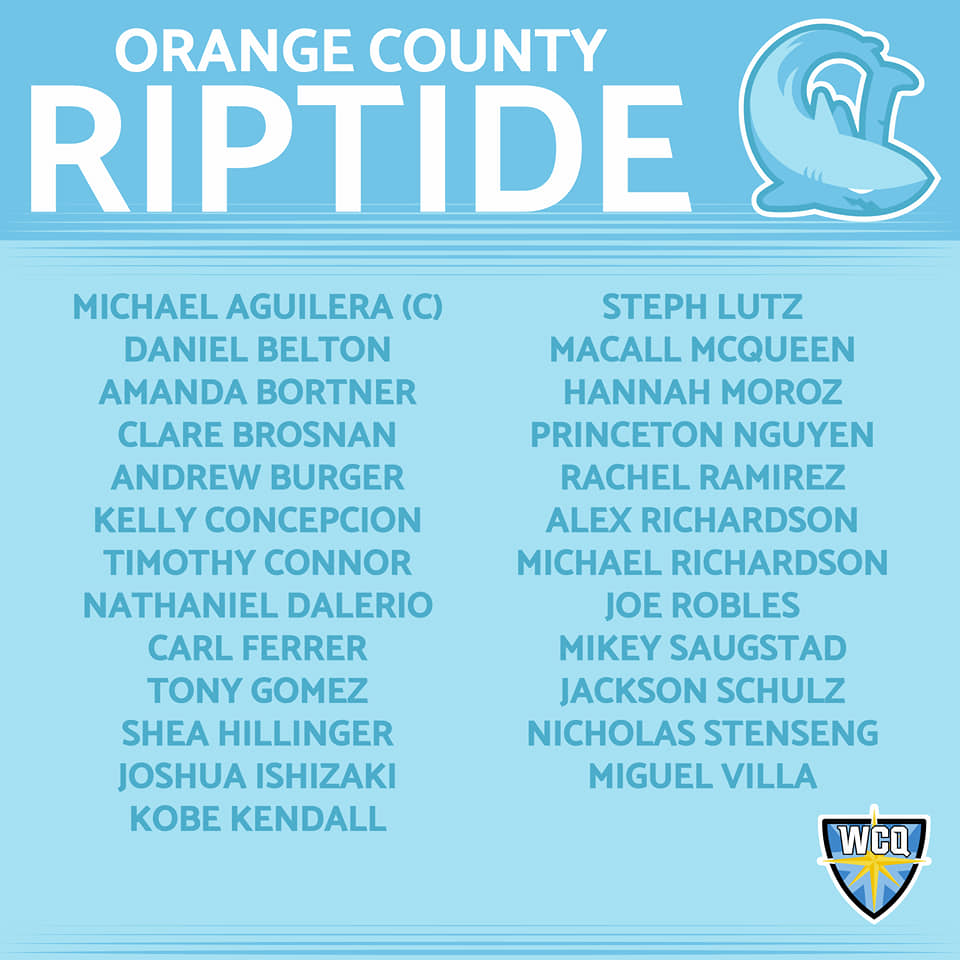 Orange County Riptide Roster
